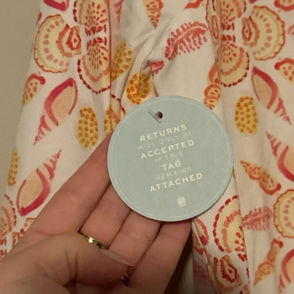 NWT Hill House Cotton Artemis Dress in Shell Mosaic - Picture 9 of 13